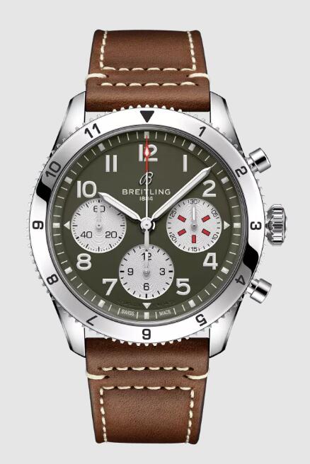 Review Breitling Classic AVI Chronograph Curtiss Warhawk Replica Watch A233802A1L1X1